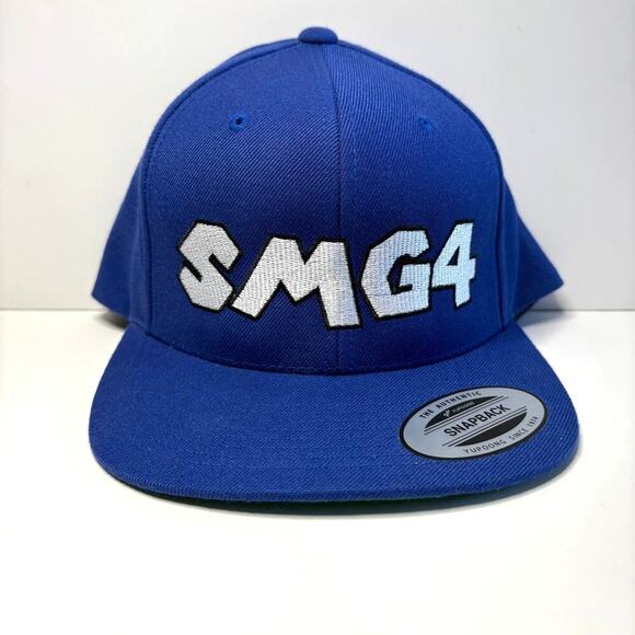 Yupoong Other - SMG4 Signature Snapback Hat Cap Yupoong Royal Blue 2019 NWT